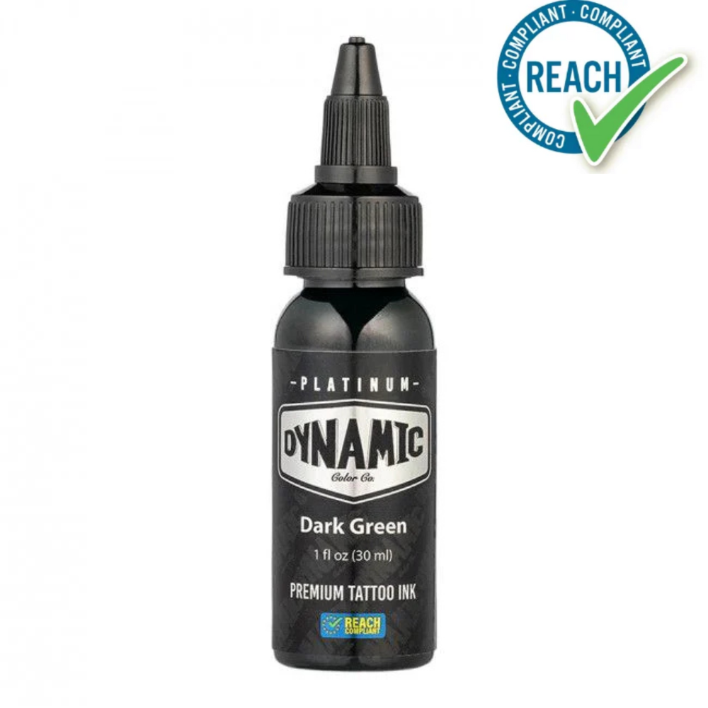 Dynamic Platinum Dark Green tetováló festék