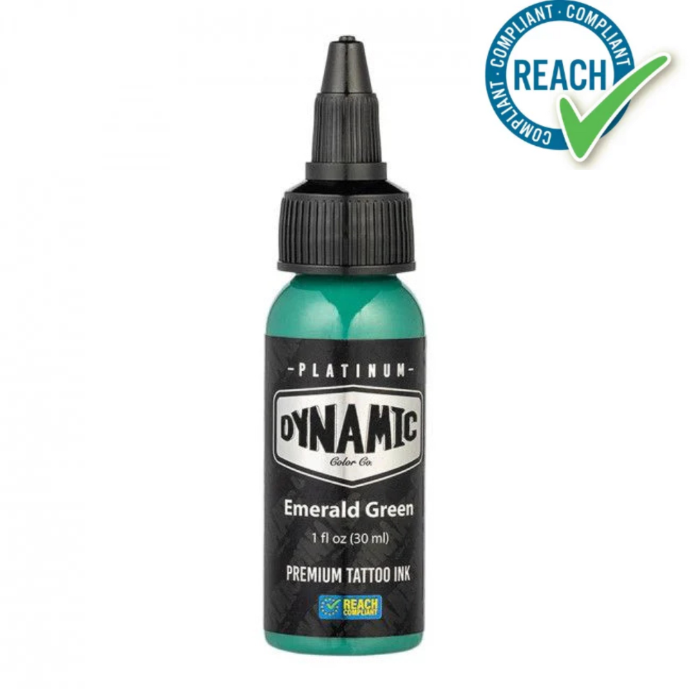 Dynamic Platinum Emerald Green tetováló festék