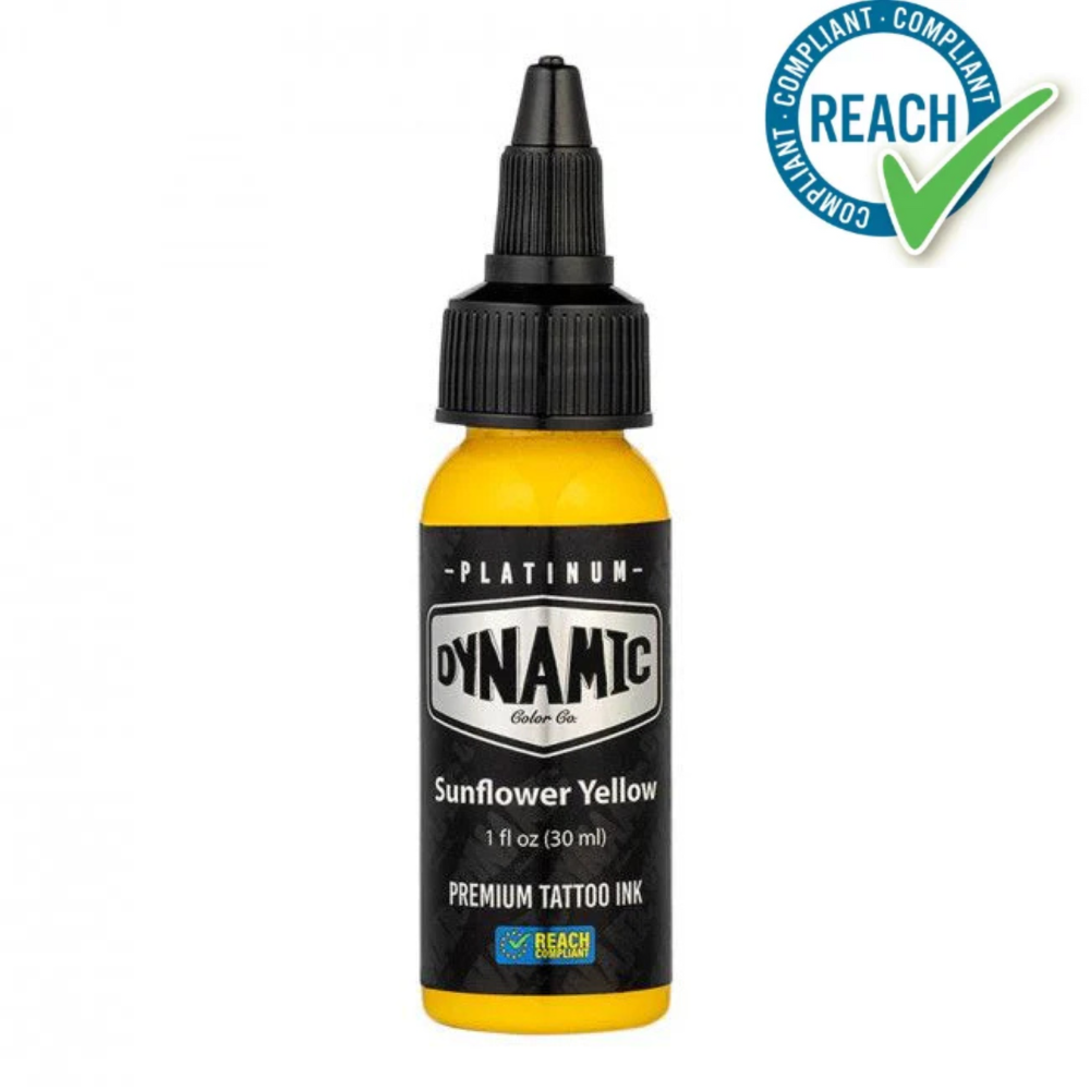 Dynamic Platinum Sunflower Yellow tetováló festék