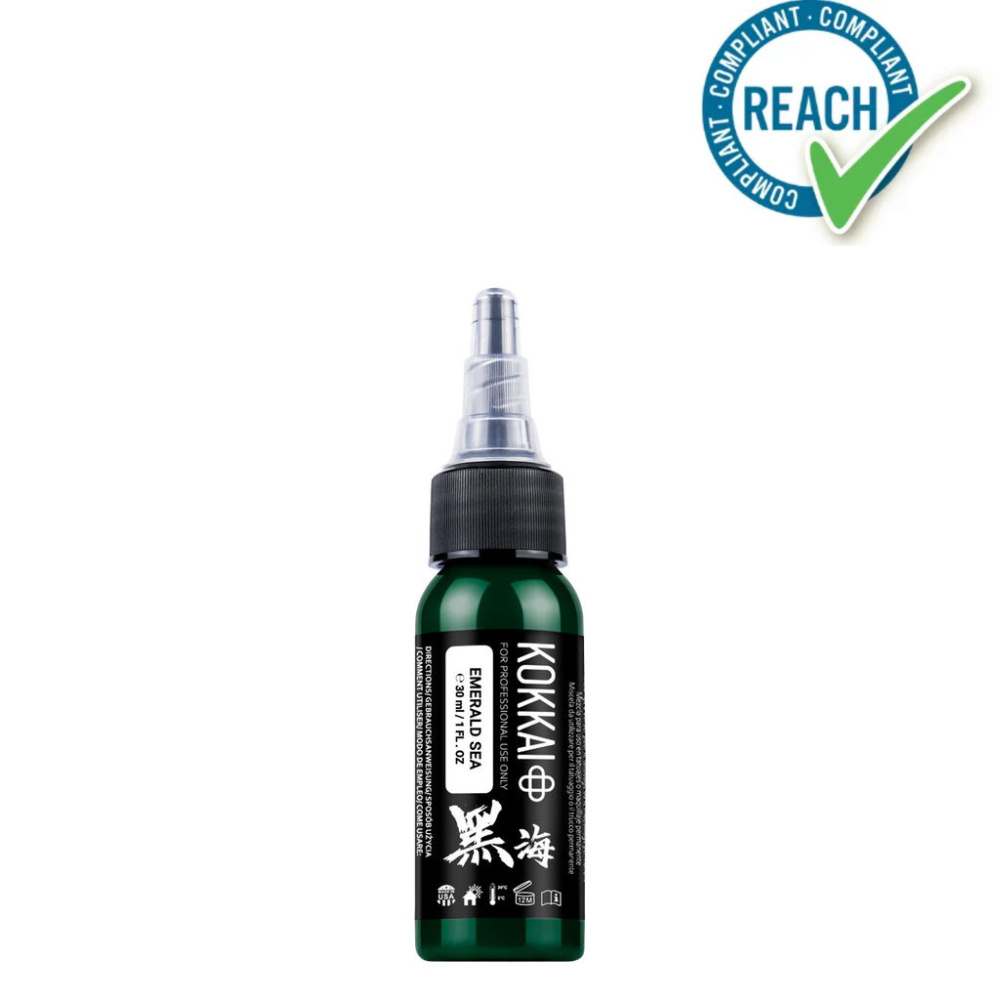 Kokkai Sumi Emerald Sea tetováló festék